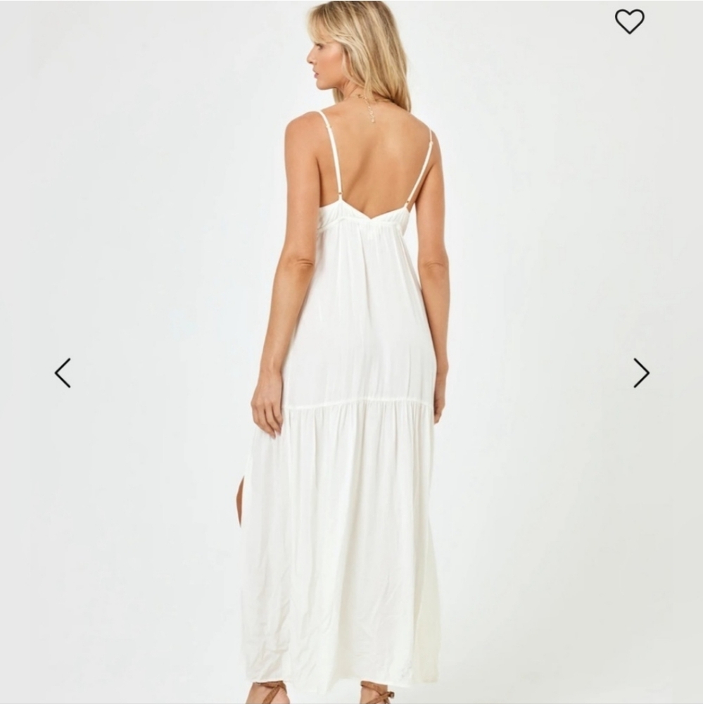 NWT L*Space * Maxi Dress Size S M L Cream - Picture 5 of 11